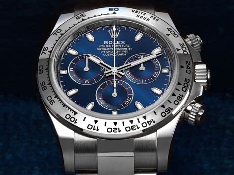 rolex daytona blue black